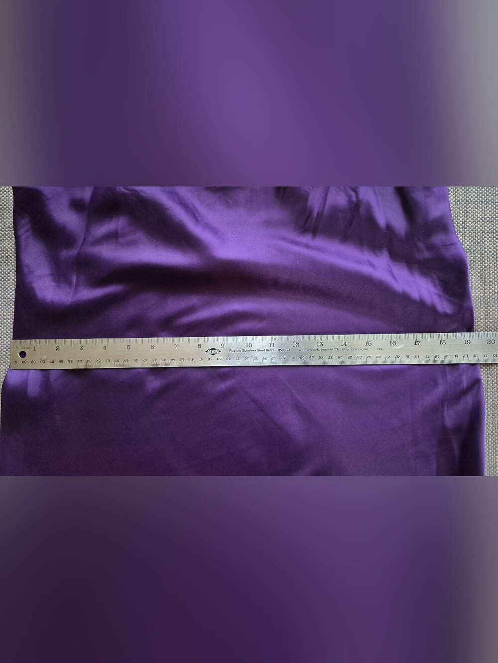 MELLODAY Long Sleeve Chiffon Dress- Navy/Purple Floral - SizeL - Picture 12 of 12